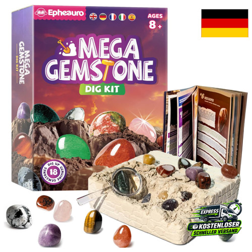 Edelstein-Ausgrabungsset