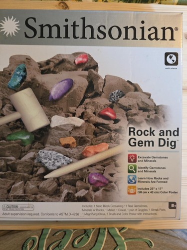 Smithsonian rock and gem dig - rock,
